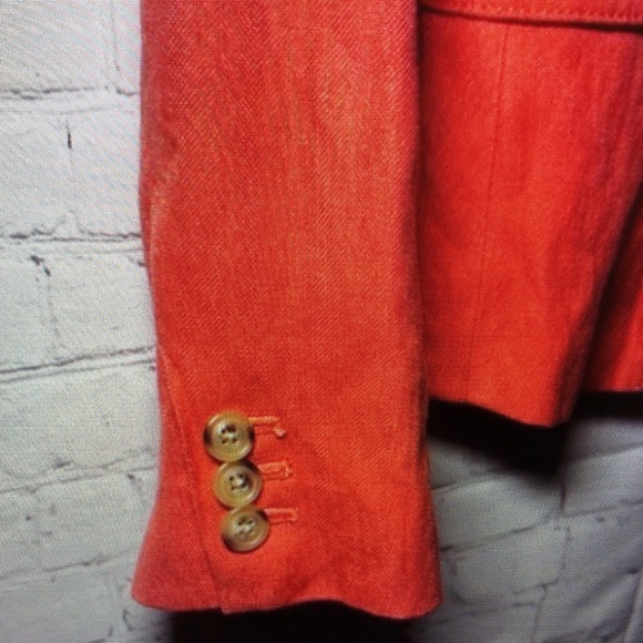 Classic Red Tailored Blazer - Unknown - Picture 6 of 6